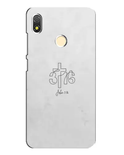 Чехол для TECNO POP 3 с картинкой «Иоанна 3:16 Крест» Чехол для TECNO POP 3 с картинкой «Иоанна 3:16 Крест»
