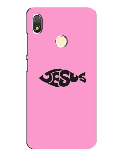 Чехол для TECNO POP 3 с картинкой «Розовый символ Jesus» Чехол для TECNO POP 3 с картинкой «Розовый символ Jesus»