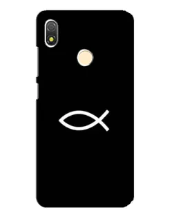 Чехол для TECNO POP 3 с картинкой «Символ рыбы Jesus» Чехол для TECNO POP 3 с картинкой «Символ рыбы Jesus»