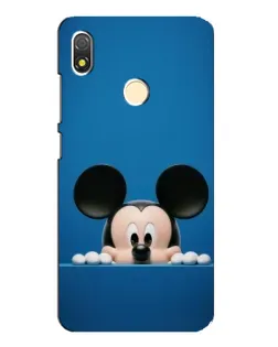 Чехол для TECNO POP 3 с картинкой «Микки выглядывает»