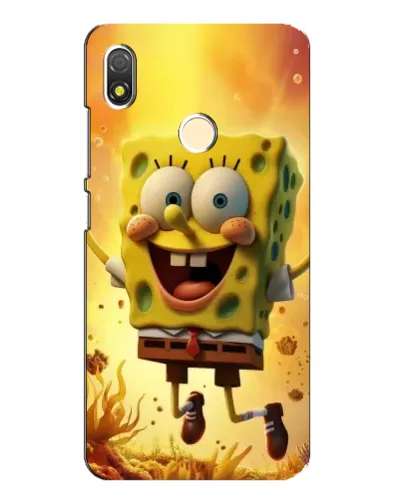 Чехол для TECNO POP 3 с картинкой «Губка Боб прыгает» Чехол для TECNO POP 3 с картинкой «Губка Боб прыгает»