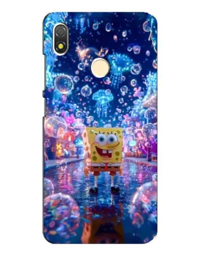 Чехол для TECNO POP 3 с картинкой «Неоновый океан» Чехол для TECNO POP 3 с картинкой «Неоновый океан»