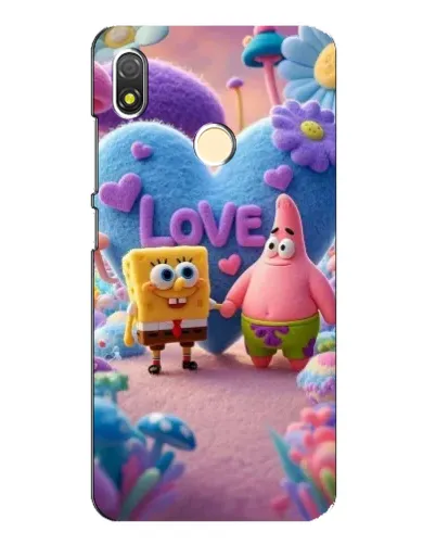 Чехол для TECNO POP 3 с картинкой «Губка Боб Патрик» Чехол для TECNO POP 3 с картинкой «Губка Боб Патрик»