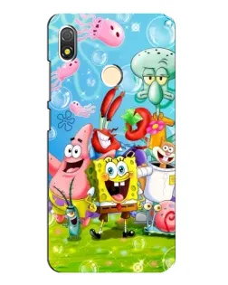 Чехол для TECNO POP 3 с картинкой «Губка Боб и друзья»