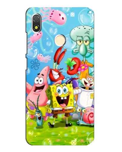 Чехол для TECNO POP 3 с картинкой «Губка Боб и друзья» Чехол для TECNO POP 3 с картинкой «Губка Боб и друзья»