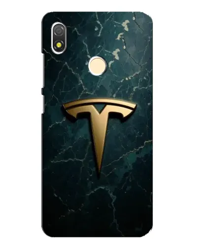 Чехол для TECNO POP 3 с картинкой «Мраморная Tesla Gold» Чехол для TECNO POP 3 с картинкой «Мраморная Tesla Gold»