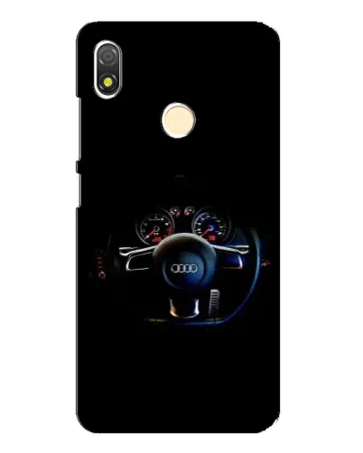 Чехол для TECNO POP 3 с картинкой «Салон Audi — руль» Чехол для TECNO POP 3 с картинкой «Салон Audi — руль»