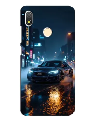 Чехол для TECNO POP 3 с картинкой «Ночной город и Audi» Чехол для TECNO POP 3 с картинкой «Ночной город и Audi»
