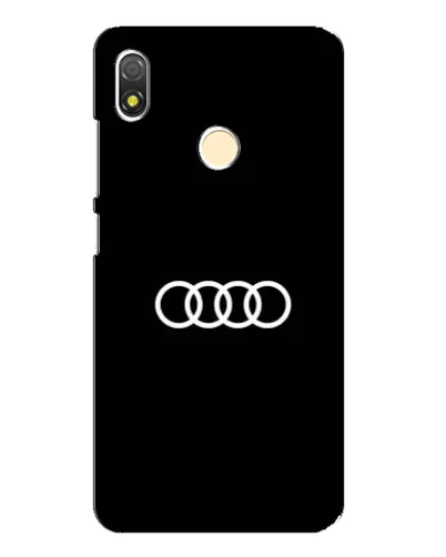 Чехол для TECNO POP 3 с картинкой «Audi White Logo» Чехол для TECNO POP 3 с картинкой «Audi White Logo»