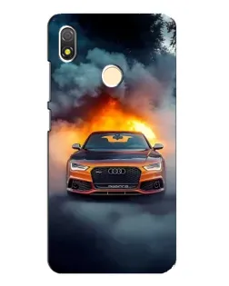 Чохол для TECNO POP 3 з картинкою «Audi у вогняному диму» Чохол для TECNO POP 3 з картинкою «Audi у вогняному диму»