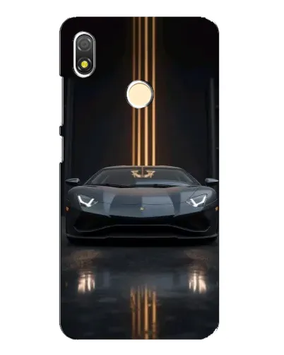 Чохол для TECNO POP 3 з картинкою «Lamborghini золоті лінії» Чохол для TECNO POP 3 з картинкою «Lamborghini золоті лінії»