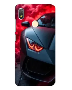 Чохол для TECNO POP 3 з картинкою «Lamborghini червоне сяйво»