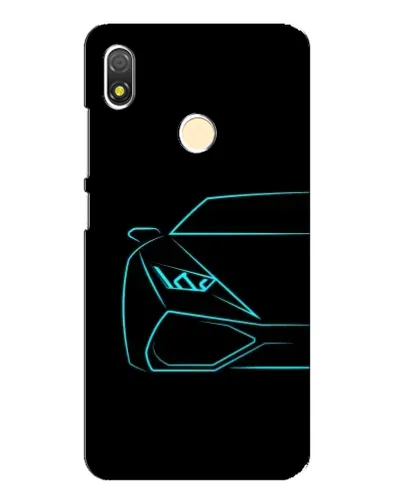 Чохол для TECNO POP 3 з картинкою «Блакитний силует Lamborghini» Чохол для TECNO POP 3 з картинкою «Блакитний силует Lamborghini»