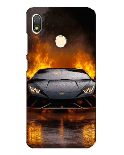 Чохол для TECNO POP 3 з картинкою «Lamborghini у вогні» Чохол для TECNO POP 3 з картинкою «Lamborghini у вогні»
