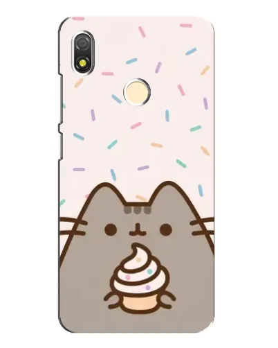 Чохол для TECNO POP 3 з картинкою «Пушин з кексом» Чохол для TECNO POP 3 з картинкою «Пушин з кексом»