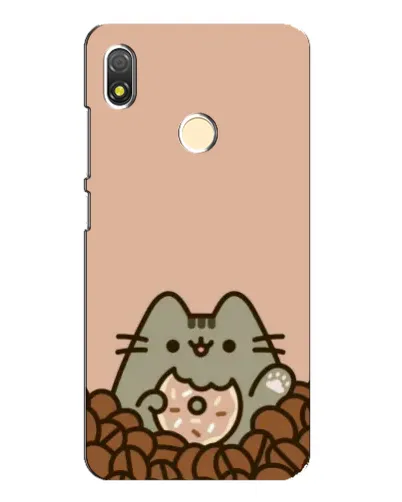 Чохол для TECNO POP 3 з картинкою «Кавовий Пушин» Чохол для TECNO POP 3 з картинкою «Кавовий Пушин»