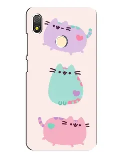 Чохол для TECNO POP 3 з картинкою «Pusheen тріо» Чохол для TECNO POP 3 з картинкою «Pusheen тріо»
