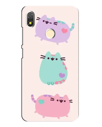 Чохол для TECNO POP 3 з картинкою «Pusheen тріо» Чохол для TECNO POP 3 з картинкою «Pusheen тріо»