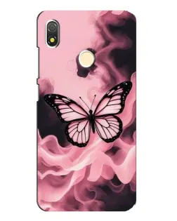 Чохол для TECNO POP 3 з картинкою «Метелик у диму»