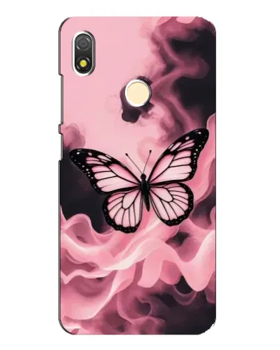 Чохол для TECNO POP 3 з картинкою «Метелик у диму» Чохол для TECNO POP 3 з картинкою «Метелик у диму»