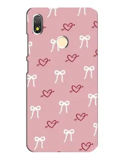 Чохол для TECNO POP 3 з картинкою «Серця та банти»