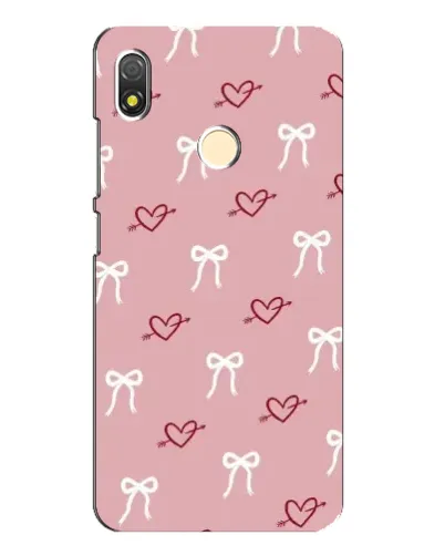 Чохол для TECNO POP 3 з картинкою «Серця та банти» Чохол для TECNO POP 3 з картинкою «Серця та банти»