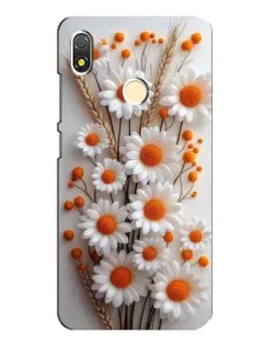 Чехол для TECNO POP 3 с картинкой «Белые сухоцветы» Чехол для TECNO POP 3 с картинкой «Белые сухоцветы»