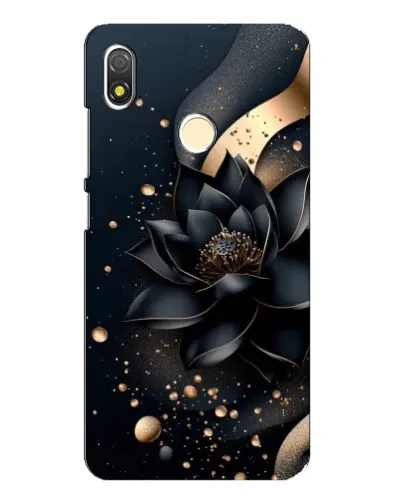 Чехол для TECNO POP 3 с картинкой «Черный лотос» Чехол для TECNO POP 3 с картинкой «Черный лотос»