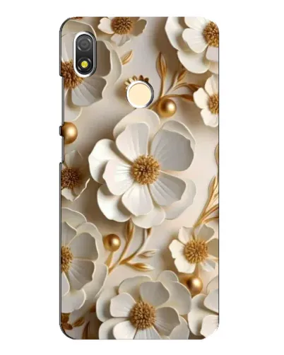 Чехол для TECNO POP 3 с картинкой «Белие бумажние цвети» Чехол для TECNO POP 3 с картинкой «Белие бумажние цвети»