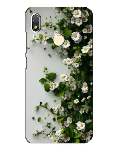 Чехол для TECNO POP 3 с картинкой «Ветка мелких белых цветов» Чехол для TECNO POP 3 с картинкой «Ветка мелких белых цветов»