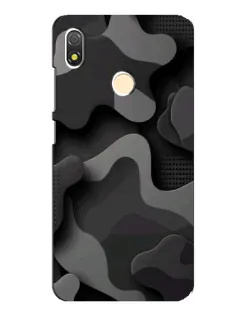 Чехол для TECNO POP 3 с картинкой «Темный абстрактный камуфляж» Чехол для TECNO POP 3 с картинкой «Темный абстрактный камуфляж»