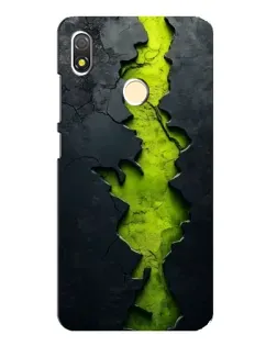 Чехол для TECNO POP 3 с картинкой «Салатовый разлом скалы» Чехол для TECNO POP 3 с картинкой «Салатовый разлом скалы»