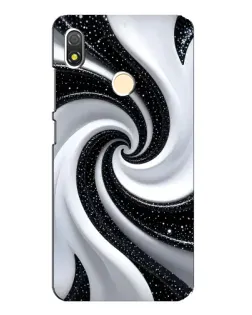 Чехол для TECNO POP 3 с картинкой «Черно-белая спираль» Чехол для TECNO POP 3 с картинкой «Черно-белая спираль»