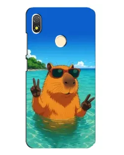 Чехол для TECNO POP 3 с картинкой «Морская капибара» Чехол для TECNO POP 3 с картинкой «Морская капибара»