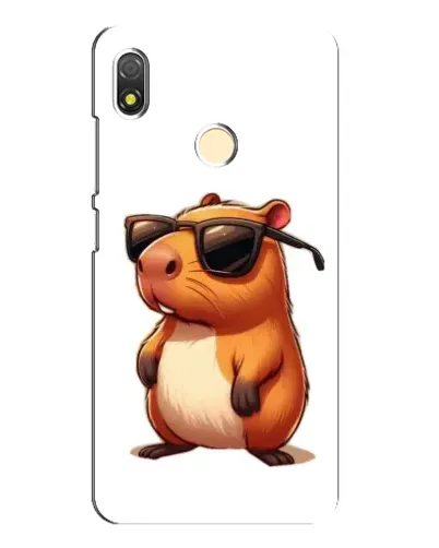 Чехол для TECNO POP 3 с картинкой «Капибара в очках» Чехол для TECNO POP 3 с картинкой «Капибара в очках»