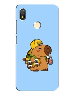 Чехол для TECNO POP 3 с картинкой «Капибара на скейте» Чехол для TECNO POP 3 с картинкой «Капибара на скейте»