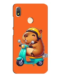 Чехол для TECNO POP 3 с картинкой «Капибара на скутере» Чехол для TECNO POP 3 с картинкой «Капибара на скутере»
