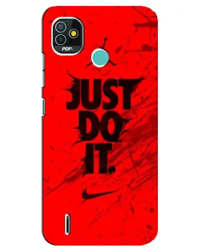 Чехол для TECNO Pop 4 LTE с картинкой «Nike Just Do It» Чехол для TECNO Pop 4 LTE с картинкой «Nike Just Do It»