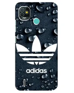 Чохол для TECNO Pop 4 LTE з картинкою «Adidas Trefoil Blue»