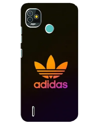 Чехол для TECNO Pop 4 LTE с картинкой «Градиент Adidas»