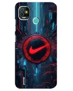 Чохол для TECNO Pop 4 LTE з картинкою «Техногенний стиль Nike»