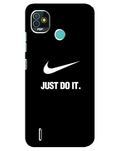 Чехол для TECNO Pop 4 LTE с картинкой «Классический принт Nike» Чехол для TECNO Pop 4 LTE с картинкой «Классический принт Nike»