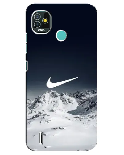 Чехол для TECNO Pop 4 LTE с картинкой «Nike — зимние горы» Чехол для TECNO Pop 4 LTE с картинкой «Nike — зимние горы»