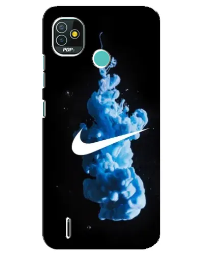 Чехол для TECNO Pop 4 LTE с картинкой «Nike и синий дым» Чехол для TECNO Pop 4 LTE с картинкой «Nike и синий дым»