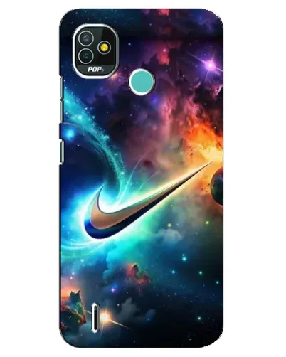 Чехол для TECNO Pop 4 LTE с картинкой «Космический Nike Swoosh» Чехол для TECNO Pop 4 LTE с картинкой «Космический Nike Swoosh»