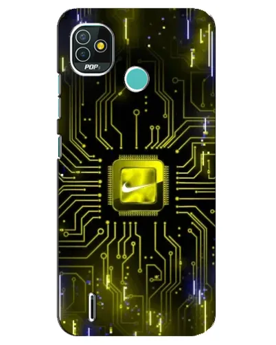 Чехол для TECNO Pop 4 LTE с картинкой «Nike — золотая искра» Чехол для TECNO Pop 4 LTE с картинкой «Nike — золотая искра»