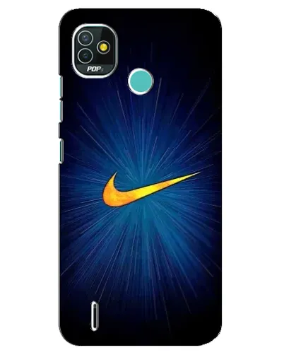Чехол для TECNO Pop 4 LTE с картинкой «Синий пульс Nike» Чехол для TECNO Pop 4 LTE с картинкой «Синий пульс Nike»