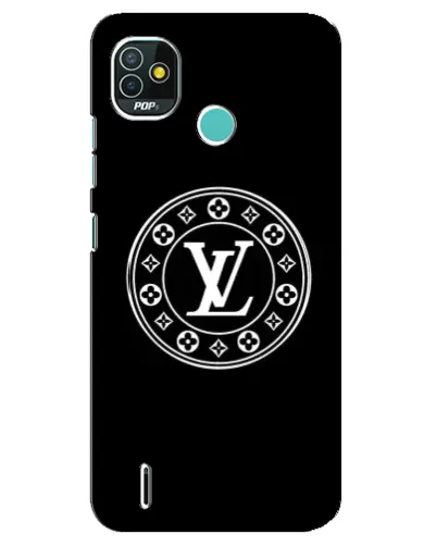 Чехол для TECNO Pop 4 LTE с картинкой «LV — печать стиля»