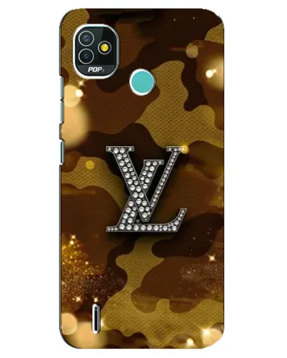 Чехол для TECNO Pop 4 LTE с картинкой «Камуфляжный Louis Vuitton»