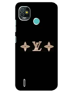 Чехол для TECNO Pop 4 LTE с картинкой «Louis Vuitton — минимализм»